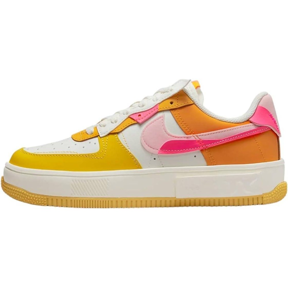 Nike Air Force 1 Fontanka Yellow Strike Sunset Pink DX2675-100 Womens 8.5